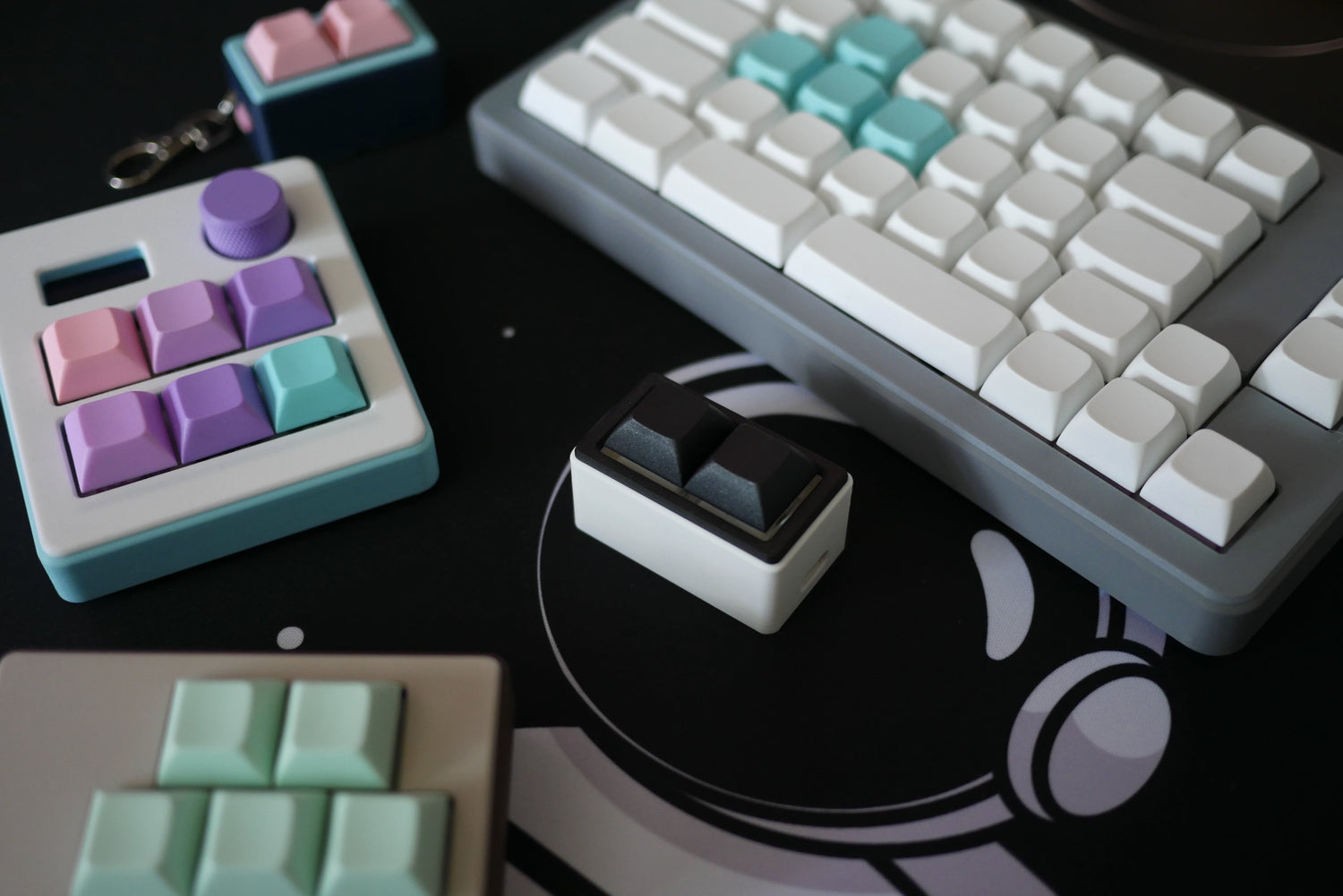 TogKey macropad collection featuring the Pad Plus