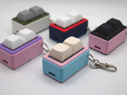 5 TogKey Pad Pocket Compact Customizable macropads in multiple colorways including pastel and dark colors