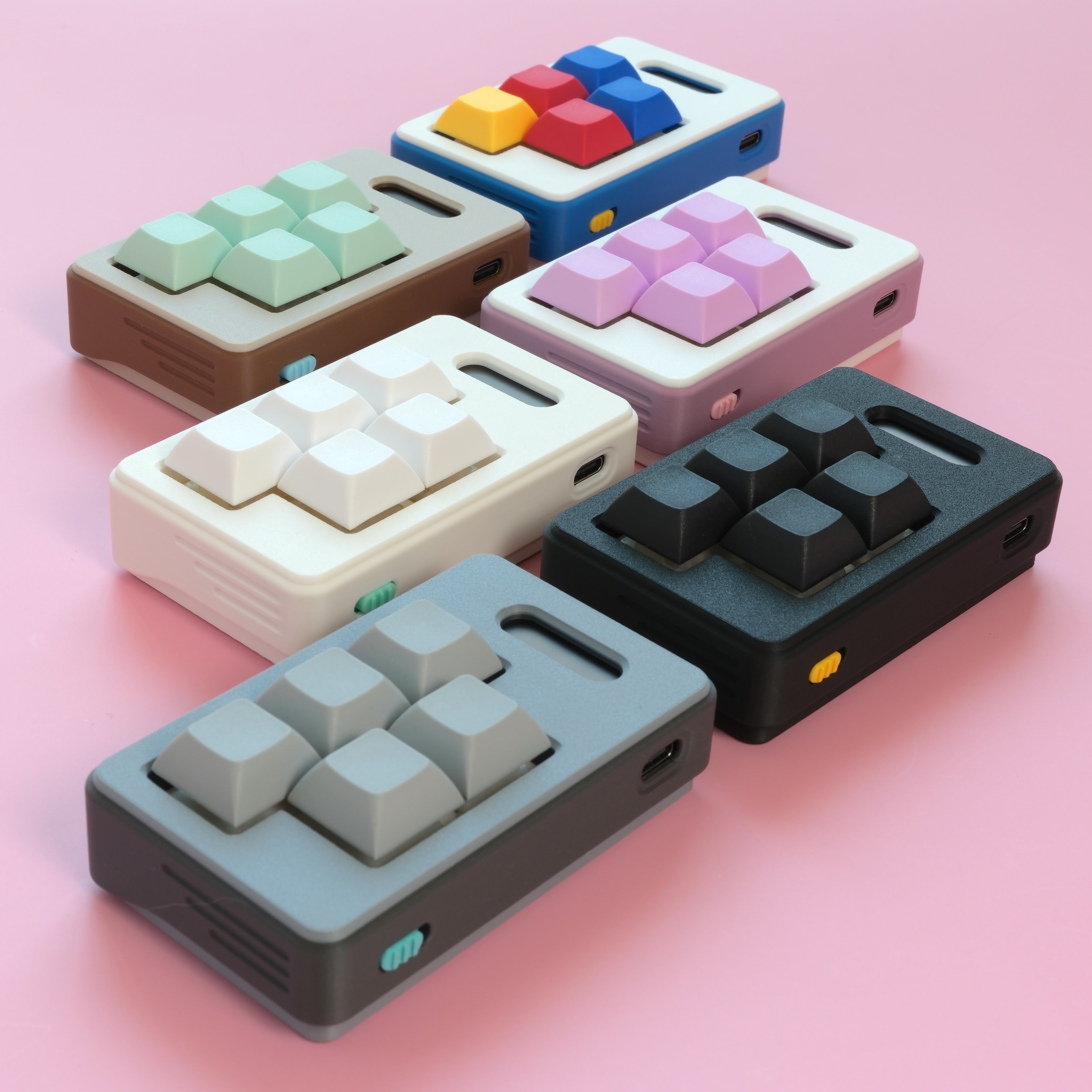 TogKey Pad Wireless 5-Key Wireless Macropad with OLED Screen and ZMK